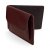 Kožená peněženka dolarka - Bordeaux (na karty i na mince)