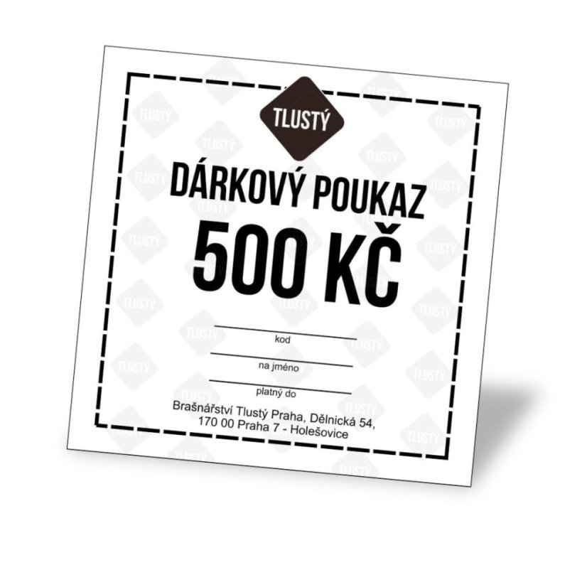 Dárkový poukaz 500 Kč