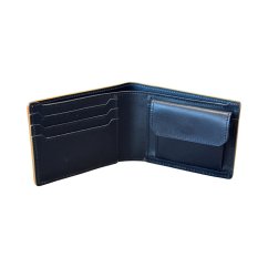 Kožená peněženka Classic oranžovo-černá