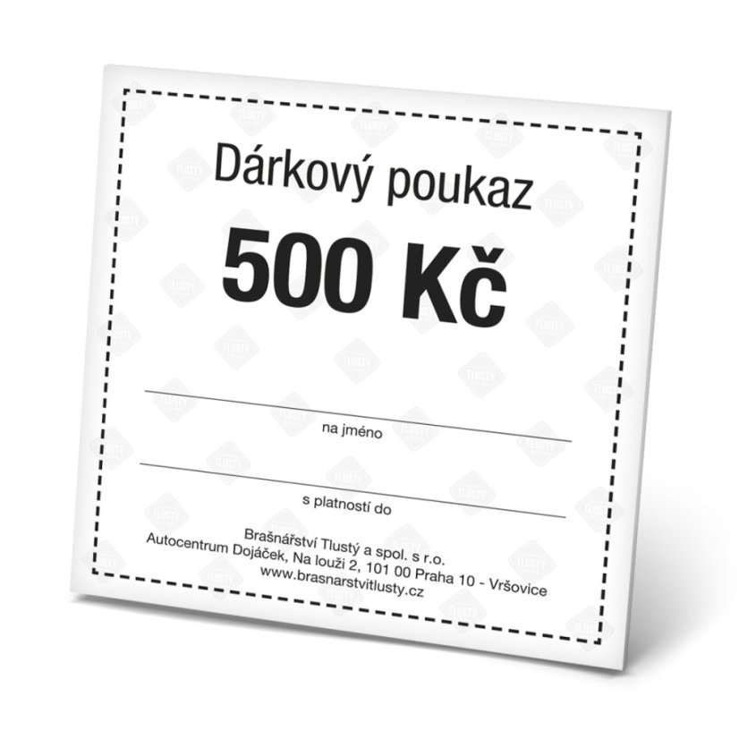 Dárkový poukaz 500 Kč