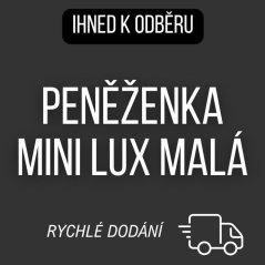 Mini peněženka Lux malá (Ihned k odběru)