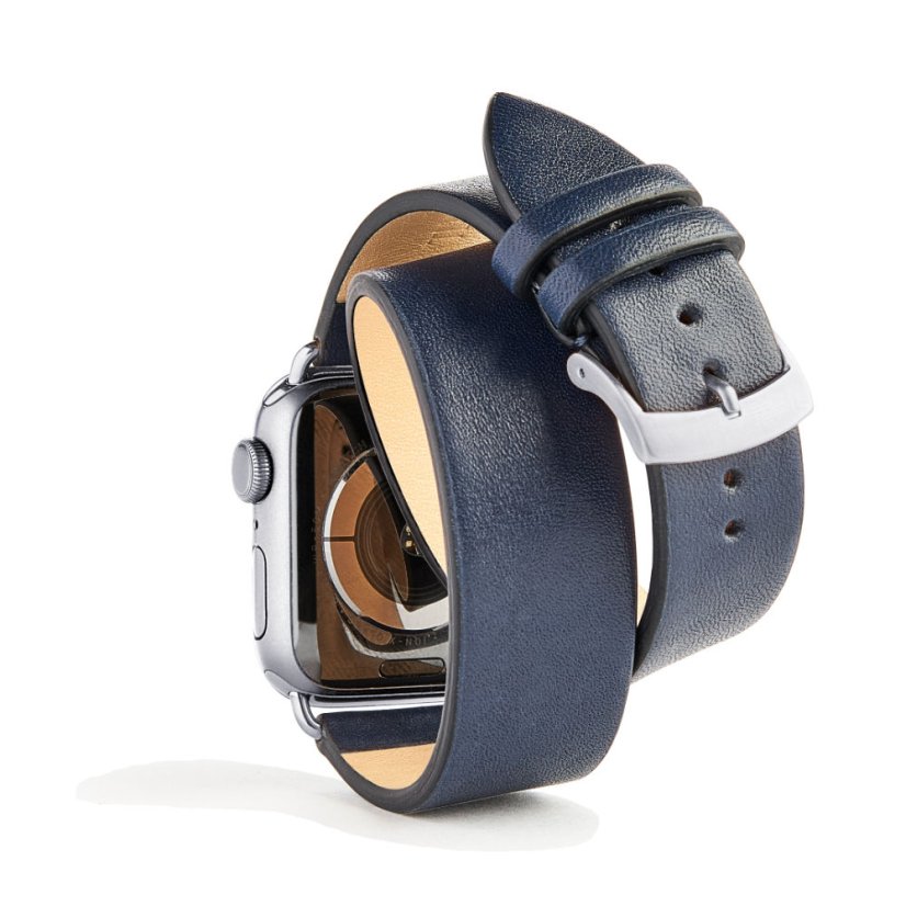 Dvojitý kožený řemínek Pure - Apple Watch