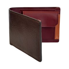 Kožená peněženka Classic (ihned k odběru) - Hnědá / Koňak - Oxblood