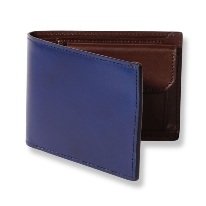 Kožená peněženka Classic - Modro / Hnědá (vánoční nabídka)